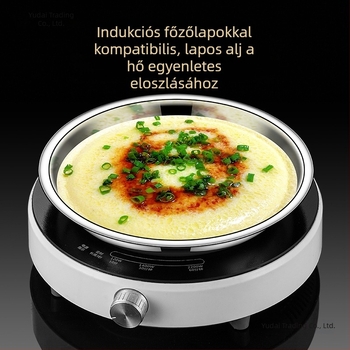 316L rozsdamentes acél kör alakú tál, élelmiszer-minőségű, vastagított, otthoni konyhához, vacsora tál és grillhez