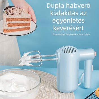 RSD kézi elektromos tojásfelverő, mini háztartási keverő tojásokhoz és tejszínhez, 5 sebesség