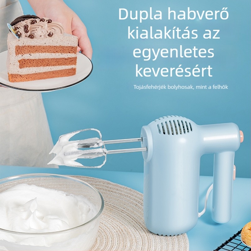 RSD kézi elektromos tojásfelverő, mini háztartási keverő tojásokhoz és tejszínhez, 5 sebesség