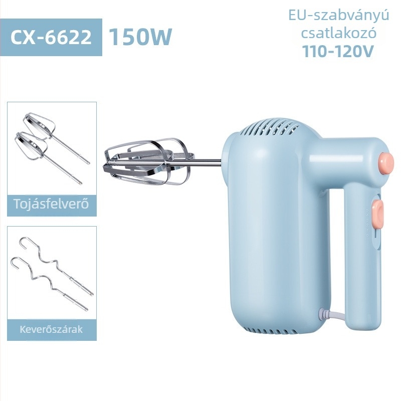 RSD kézi elektromos tojásfelverő, mini háztartási keverő tojásokhoz és tejszínhez, 5 sebesség