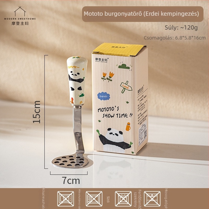 Modern Housewife Rozsdamentes acél burgonyapürésítő és avokádó törő – konyhai eszköz
