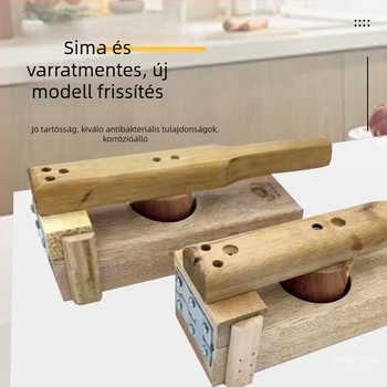 Szilárdfa présforma ragadós rizs tészta készítéséhez, gyóza és rizstészta burkolólapok