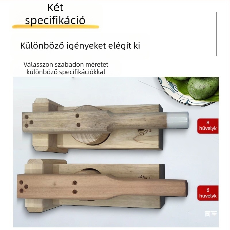Szilárdfa présforma ragadós rizs tészta készítéséhez, gyóza és rizstészta burkolólapok