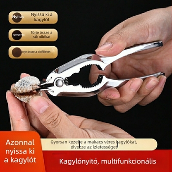 Cinkötvözetből készült kagylónyitó fogó