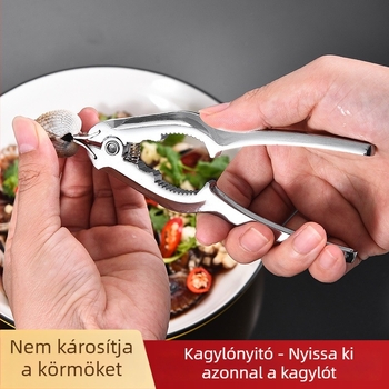 Cinkötvözetből készült kagylónyitó fogó