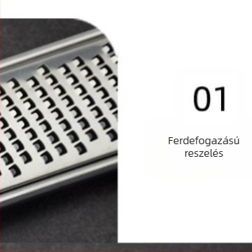 Qituo Home Rozsdamentes acél sajtreszelő, zöldségreszelő és citromreszelő