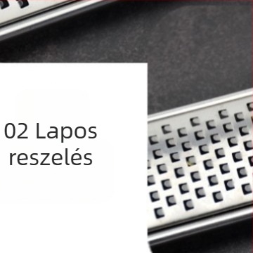 Qituo Home Rozsdamentes acél sajtreszelő, zöldségreszelő és citromreszelő
