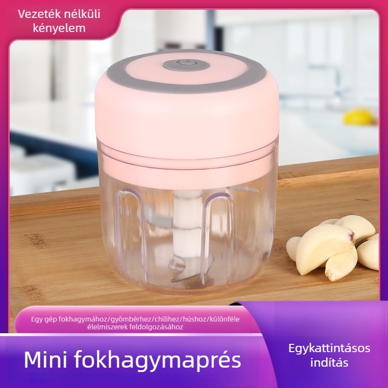 Mini fokhagyma tisztító és zúzó – multifunkcionális konyhai eszköz
