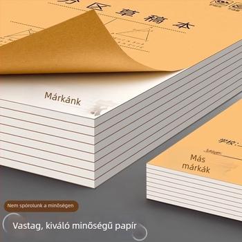 True Color felosztott vázlatfüzet általános iskolásoknak, vastagabb téphető oldalakkal és üres számolási papírokkal