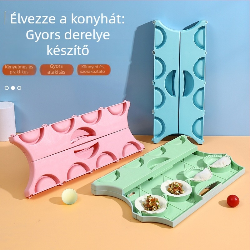 Automata gombóc készítő – DIY konyhai forma a tésztahéj nyújtásához és hajtogatásához