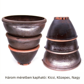 Kerámia mozsár háztartási használatra – fokhagyma és csípős paprika őrlő, hagyományos stílus