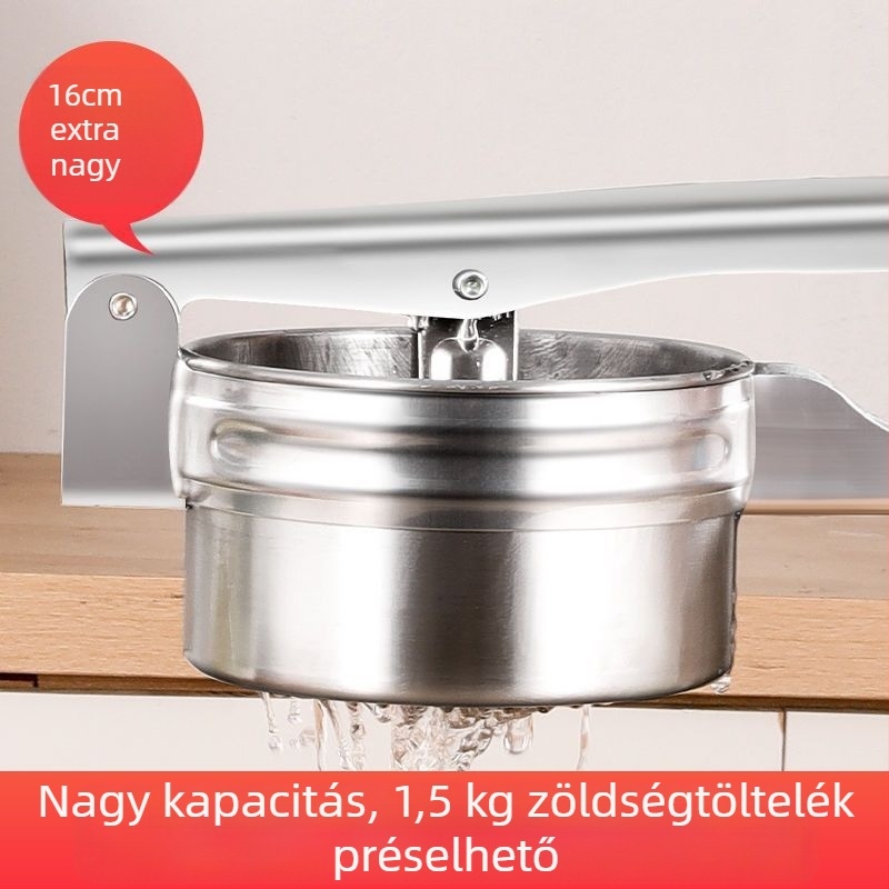Rozsdamentes acél kézi facsaró gyümölcsök és zöldségek számára