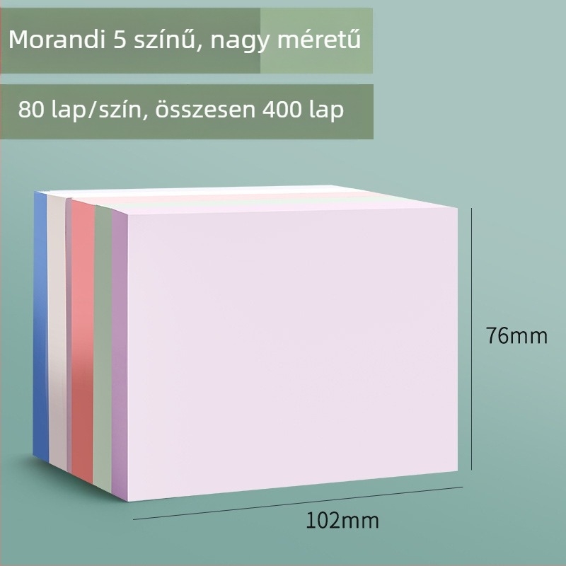Kappa bear Morandi ragasztós jegyzetek diákoknak, erős ragasztóval, kompakt notesz és tervező