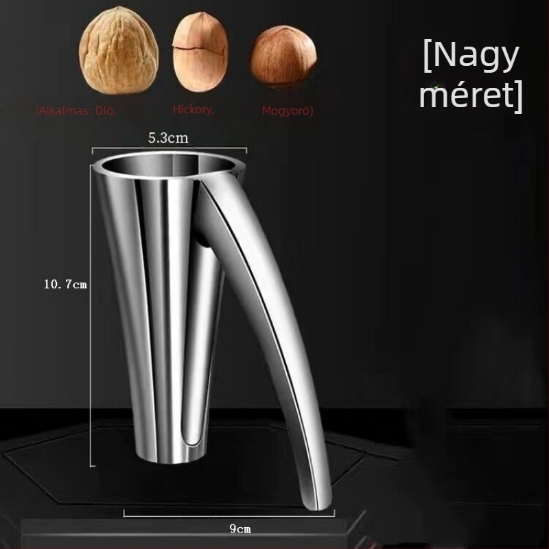 Nagy mogyoró- és dióklipsz, háztartási héjnyitó eszköz