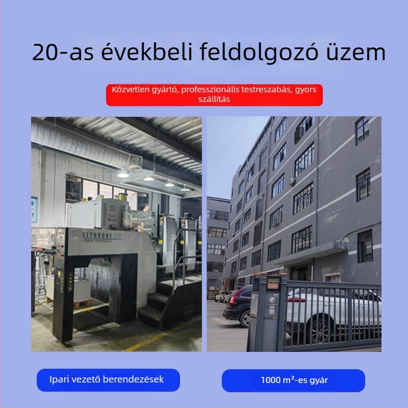 A6 bőr üzleti notesz csattal, kétszintű, hordozható, logóval nyomtatott