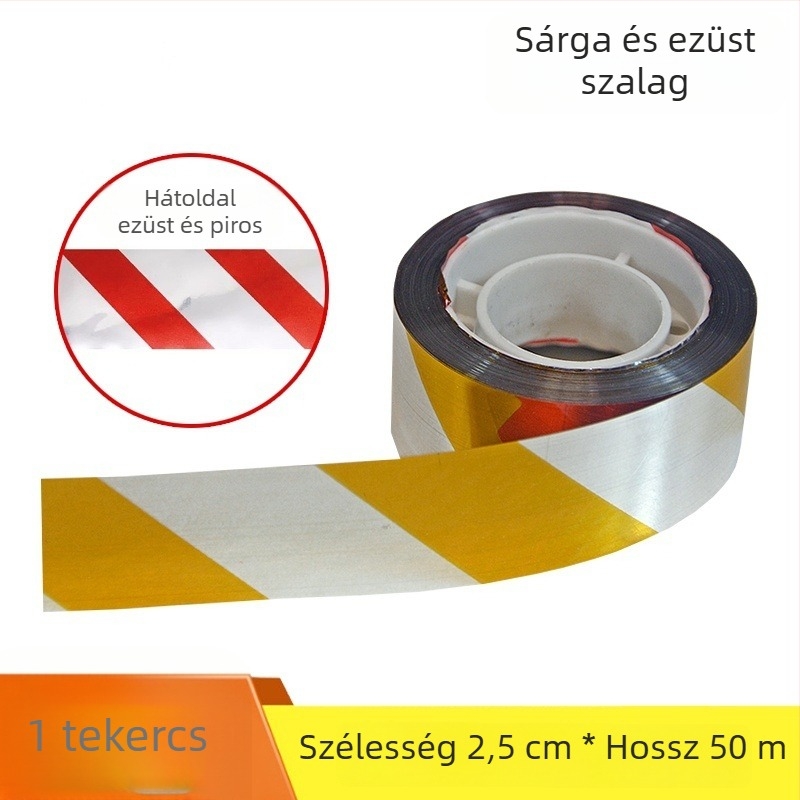 Színes, fényvisszaverő madárriasztó szalag ültetvényekhez és farmokhoz