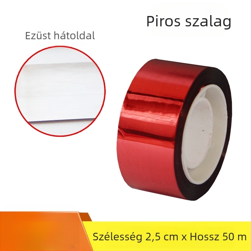 Színes, fényvisszaverő madárriasztó szalag ültetvényekhez és farmokhoz