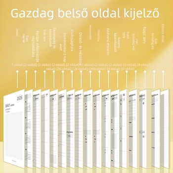 Four Seasons 2026 személyre szabott olajfesték ütemterv és heti tervező napló