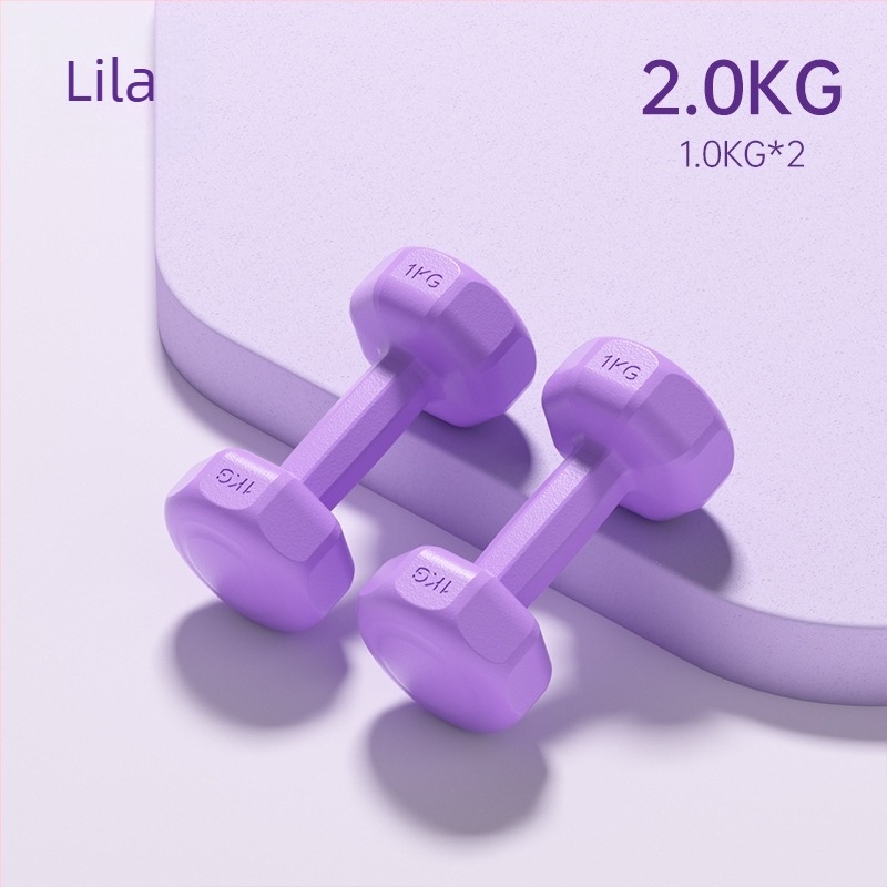 Női otthoni edzéshez készült súlyzó és kettlebell készlet – karizom edzéshez