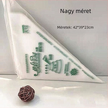 Vastagított egyszer használatos díszítő zsákok – nagy, közepes és kicsi méretek, 100 darab.