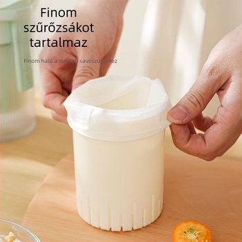 Háztartási joghurt-szűrő, multifunkcionális prés-típusú savóleválasztó, nagy kapacitású, házi sajtkészítő