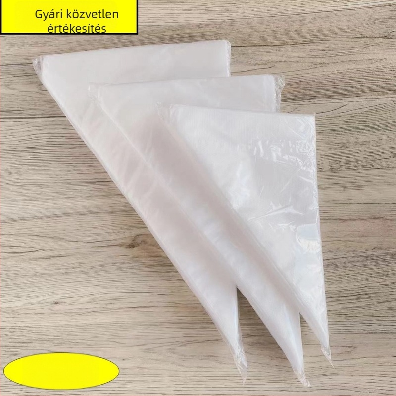 Eldobható, vastagított PE habzsákok nagy, közepes és kicsi méretekben krémek és torták dekorálásához