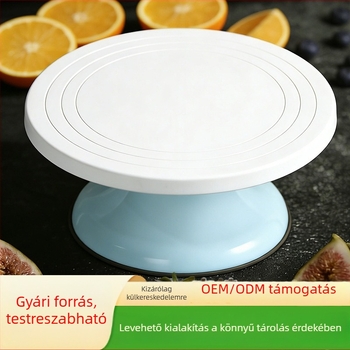 10 hüvelykes tortadekoráló forgóasztal – műanyag DIY készlet