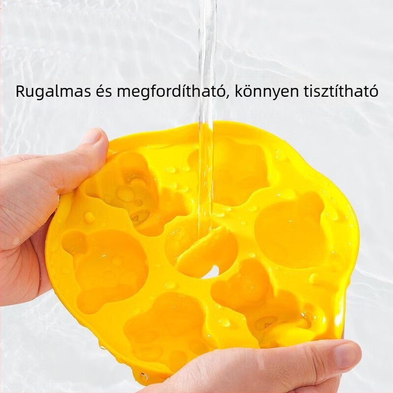 Babaételhez készült párolt sütemény forma, élelmiszer-minőségű szilikon doboz, macska tappancsos dizájn, tojásos krémhez és rizses süteményhez, sütőforma