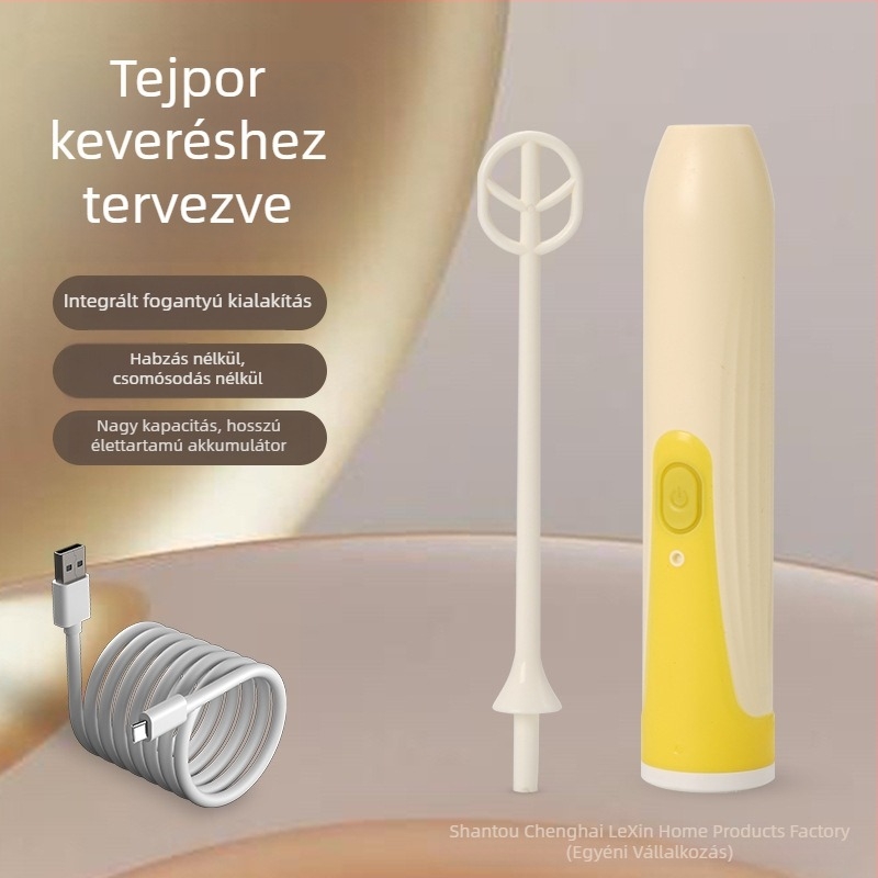 Elektromos tejpor-keverő babáknak, keverő a tápszerhez, újratölthető modell, habzásmentes