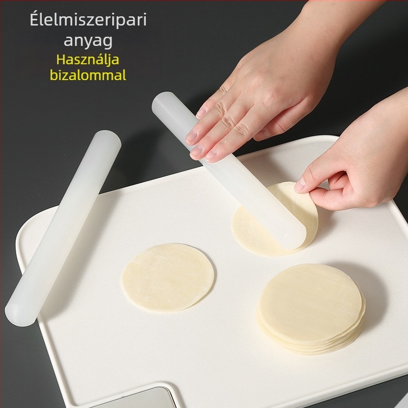 Műanyag nyújtófa fondanthoz és knédli tésztalapokhoz, tapadásmentes, DIY konyhai eszköz