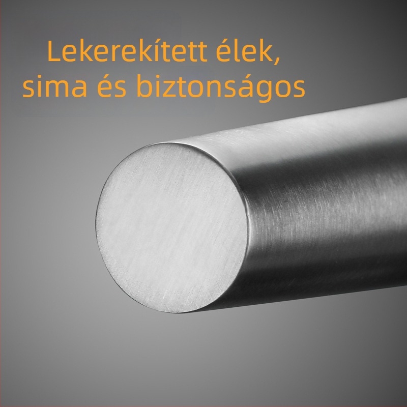 316-os rozsdamentes acél nyújtófa belső üreggel, többszörös funkciójú gombóc-nyomó és tésztapálca, sütőeszköz