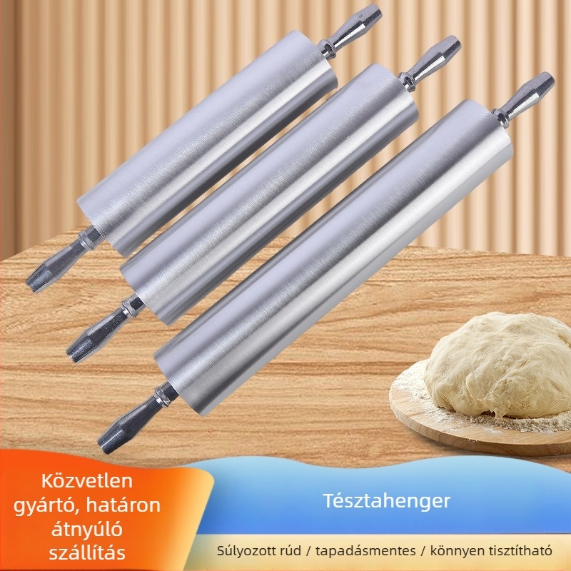 Tapadásmentes tészta nyújtó henger – ideális tészta- és töltött tészta lapokhoz