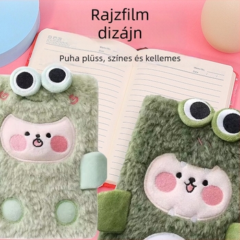 Édes plüss frog stresszoldó notesz gyerekeknek