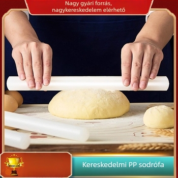 PP tapadásmentes nyújtófa, élelmiszer-minőségű fondant nyújtófa, háztartási használatra, ideális dumpling tölteléknél és nudli nyújtására