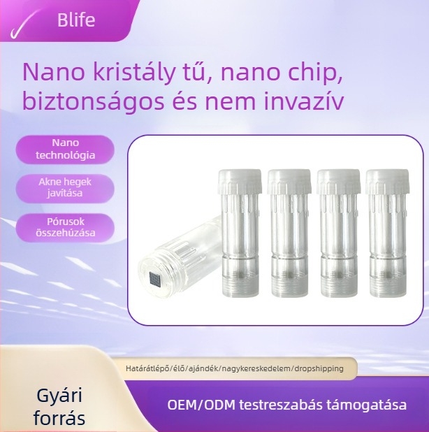 Elektronikus mikrokristály chip bevezető készülék mikrokristály fejjel: kerek és négyzet alakú kristályok, szilícium kristály és nano mikrokristály chipok