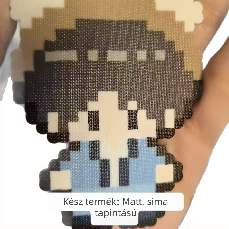 Vastag élű gyöngyfűző vászon tapadásmentes vasalópapírral, DIY gyöngyfűzéshez, hőálló