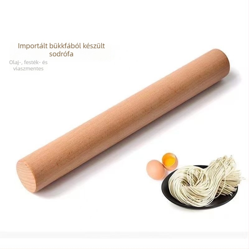 Tömörfa nyújtófa tésztához, kis nyújtófa gombóc- és raviolitekhez, konyhai eszköz