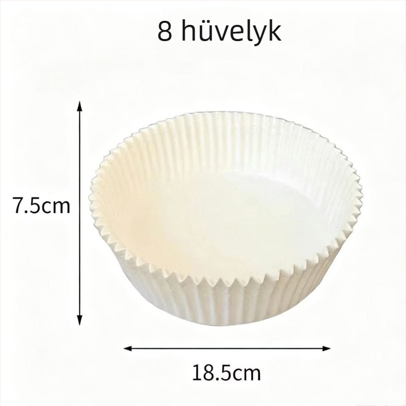 Baszk torta sütőpapír formák, 4, 6 és 8 hüvelyk, finom textúrájú pergamentpapír, többszörös redőkkel