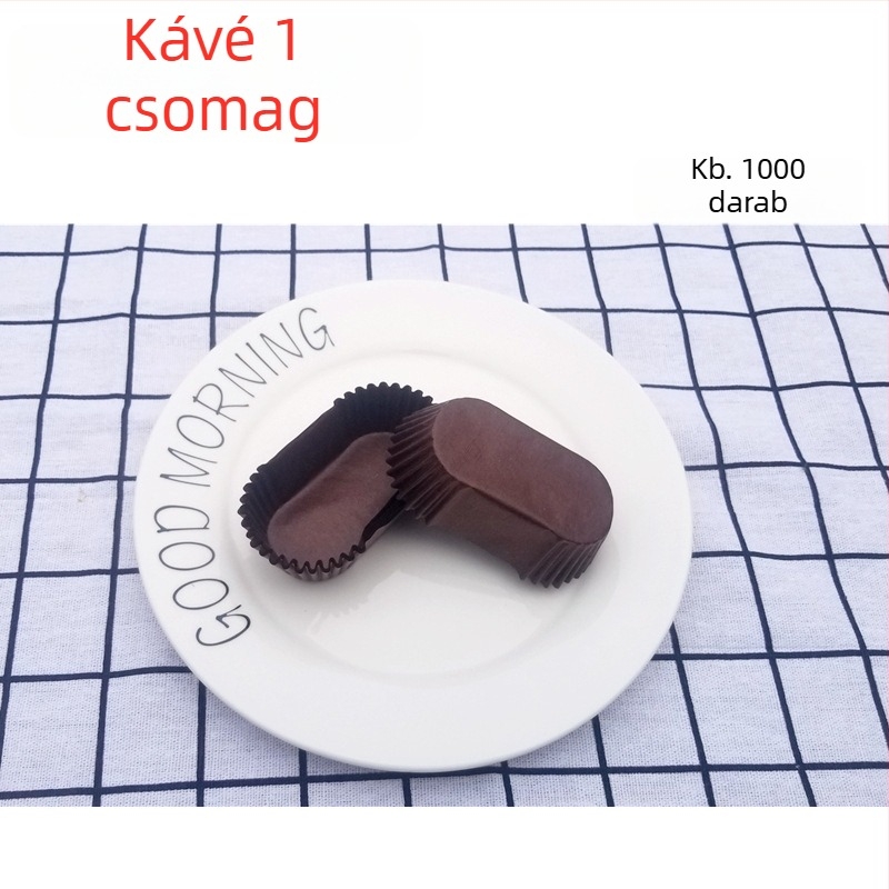 72-oval sütőpapír tepsi 36 darab tortaformával, szilikon bevonattal, olajálló