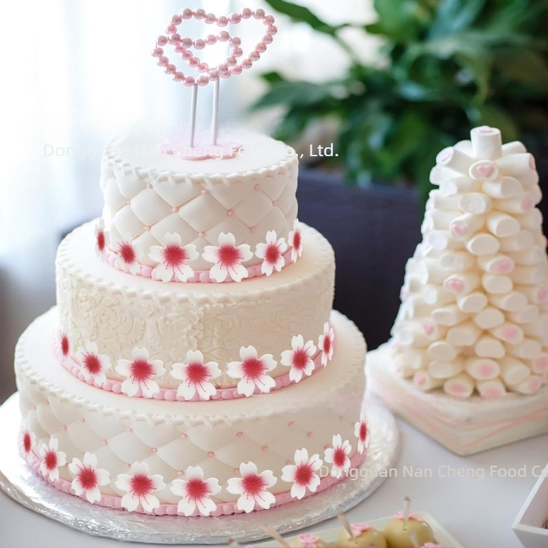 Ehető sakura virágok wafer papírból készült cupcake dekorációhoz