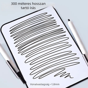 WB60 nyomógombos táblafilc fehér táblára, szagtalan, fekete/kék/piros színekben, nagy kapacitás, tanároknak