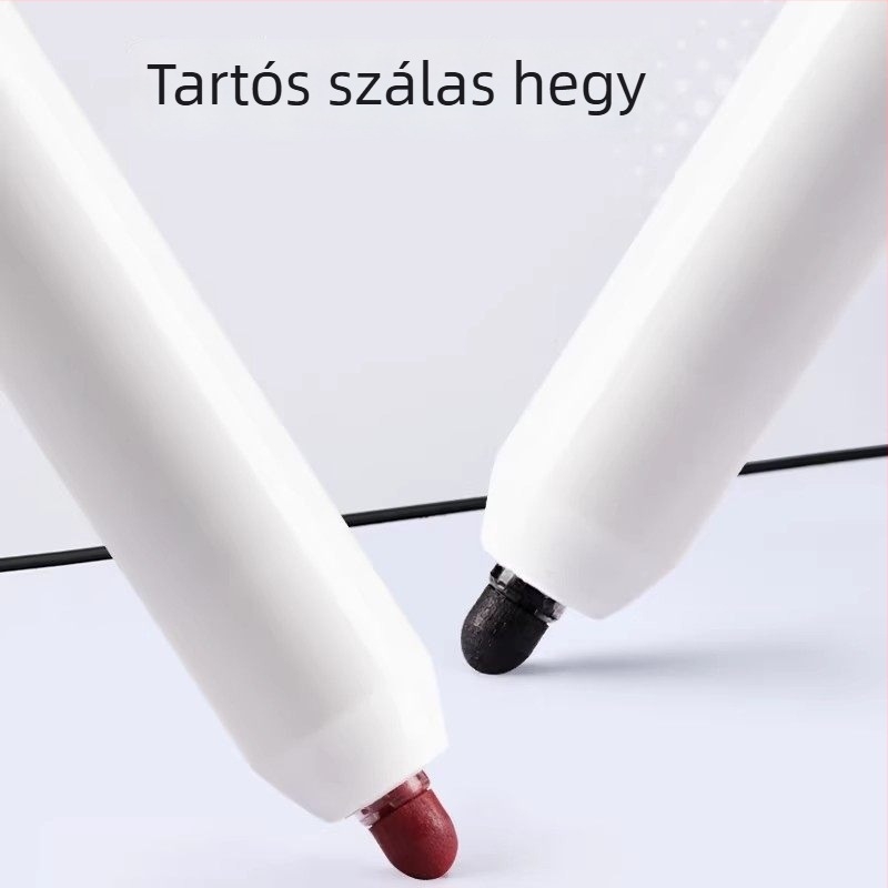 WB60 nyomógombos táblafilc fehér táblára, szagtalan, fekete/kék/piros színekben, nagy kapacitás, tanároknak