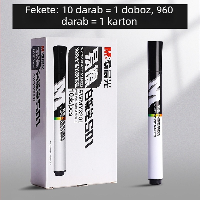 MG AWMY2201 Víz alapú fehér tábla marker, tanároknak, nagy kapacitású, könnyen törölhető, rajzoláshoz