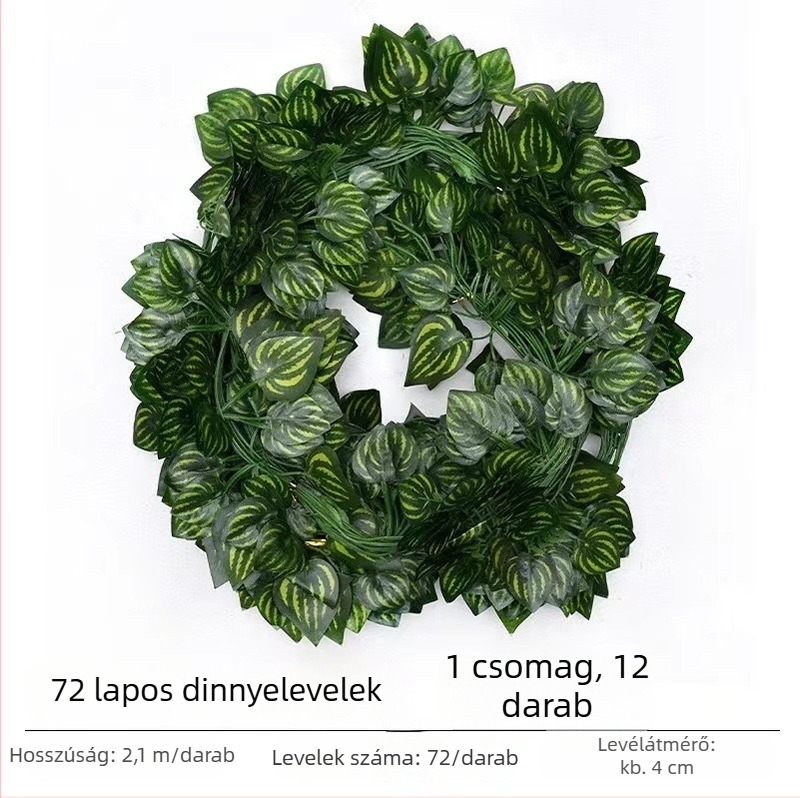 Selyemleveles műindák, díszítő indák, 72 leveles ratán stílus