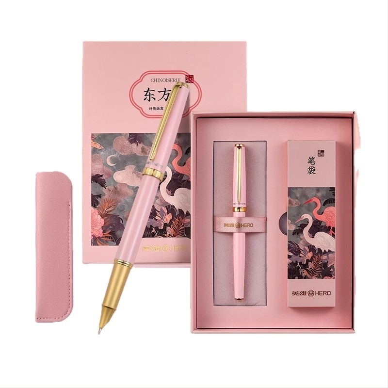 HERO E152 Oriental Charm töltőtoll ajándékdoboz nőknek, kifinomult, luxus