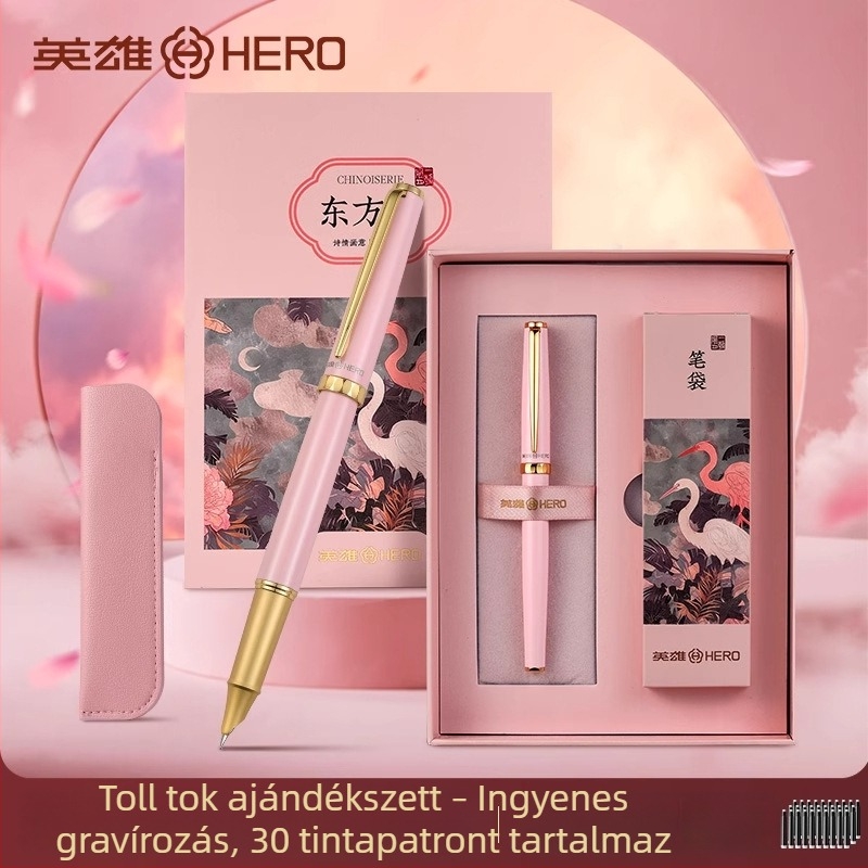HERO E152 Oriental Charm töltőtoll ajándékdoboz nőknek, kifinomult, luxus
