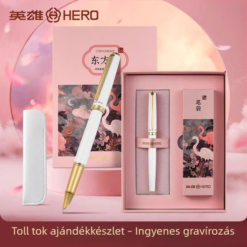 HERO E152 Oriental Charm töltőtoll ajándékdoboz nőknek, kifinomult, luxus