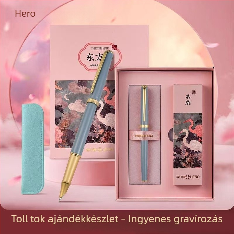 HERO E152 Oriental Charm töltőtoll ajándékdoboz nőknek, kifinomult, luxus