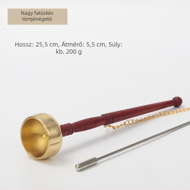 Réz buddhista harang meditációhoz és mantrázáshoz