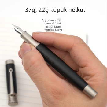 9591 Fém irodai töltőtoll kaligráfiához és aláíráshoz – sima írás, diákoknak, tökéletes ajándék